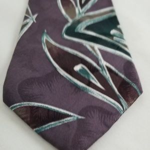Oscar De La Renta Mens Tie 100% Silk